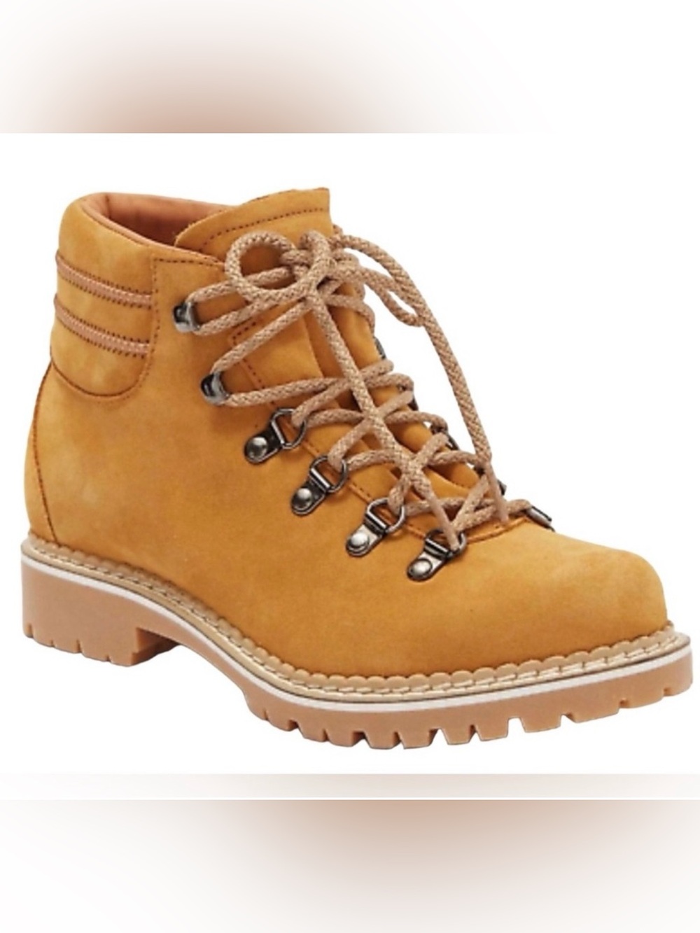 La Montelliana 1965 Alce Suede Hiking Boots Italy Lug Sole Size 40 US 10 NWT